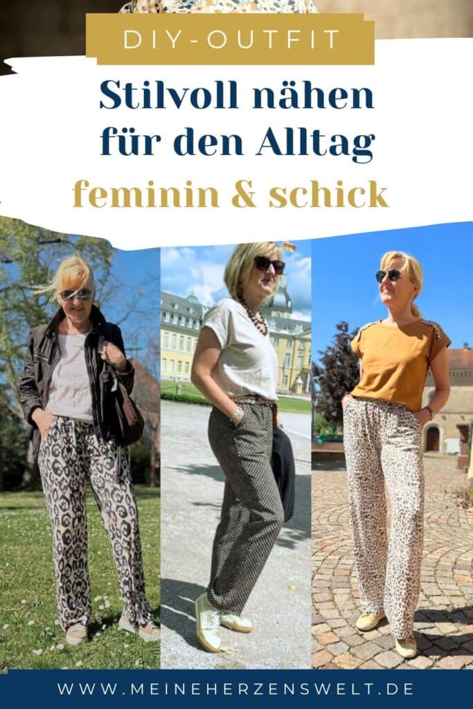 25 35 Stoffhose selber nähen Nähen Ü50 Damen Stylingideen DIY Outfit Schnittmuster Meine Herzenswelt Kundenbeispiel (7)