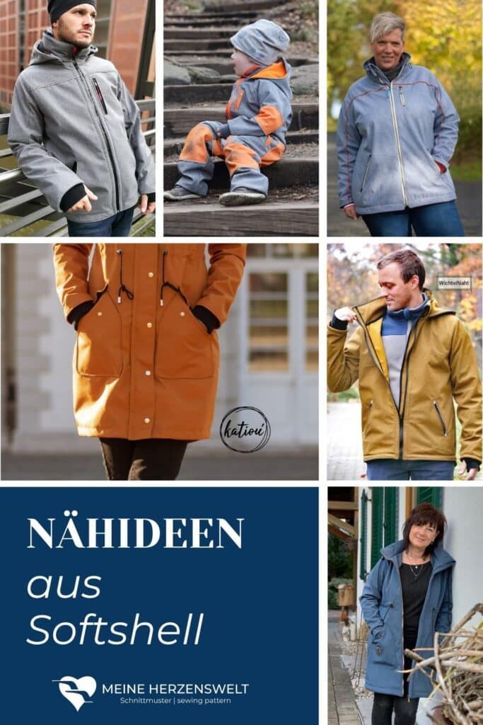 25 39 Softshell nähen die besten Schnittmuster für Softshell Softshelljacke Softshellmantel Softshellanzug Meine Herzenswelt (17)
