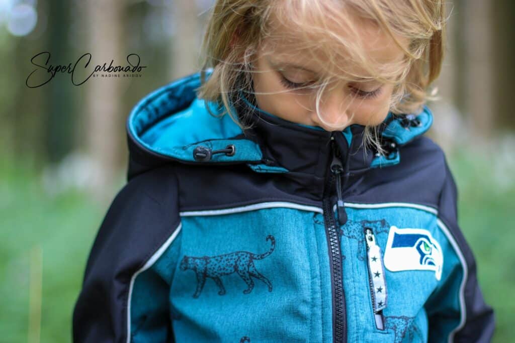 Softshelljacke Nähen - Outdoorjacke für Kinder - Schnittmuster - Meine Herzenswelt -Pepe - Nadine Aridov