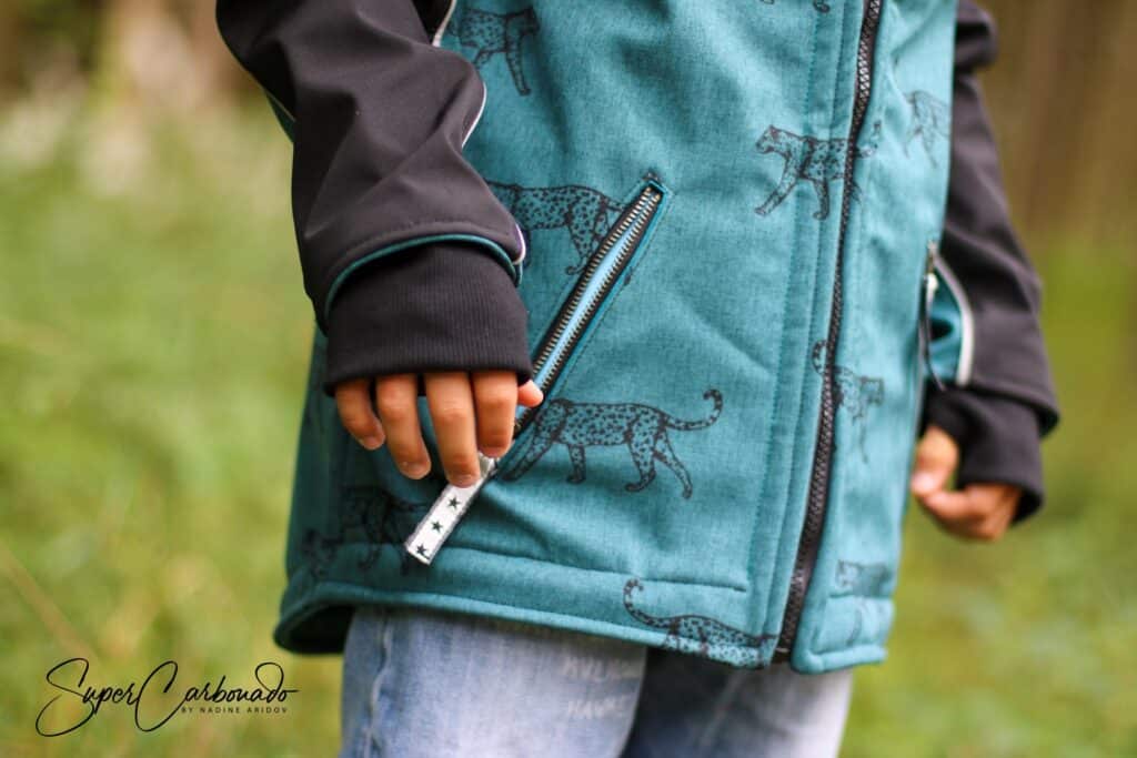 Softshelljacke Nähen - Outdoorjacke für Kinder - Schnittmuster - Meine Herzenswelt -Pepe - Nadine Aridov