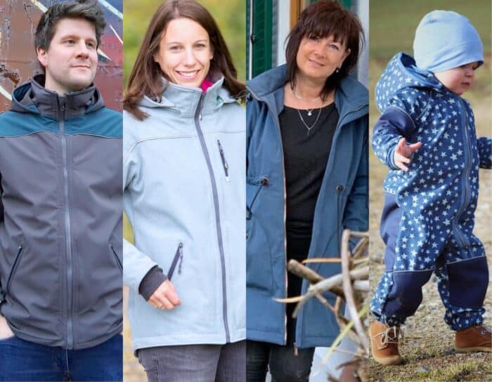 Softschell Schnittmuster Was nähe ich aus Softshell Schnittmuster für Softshelljacken Meine Herzenswelt