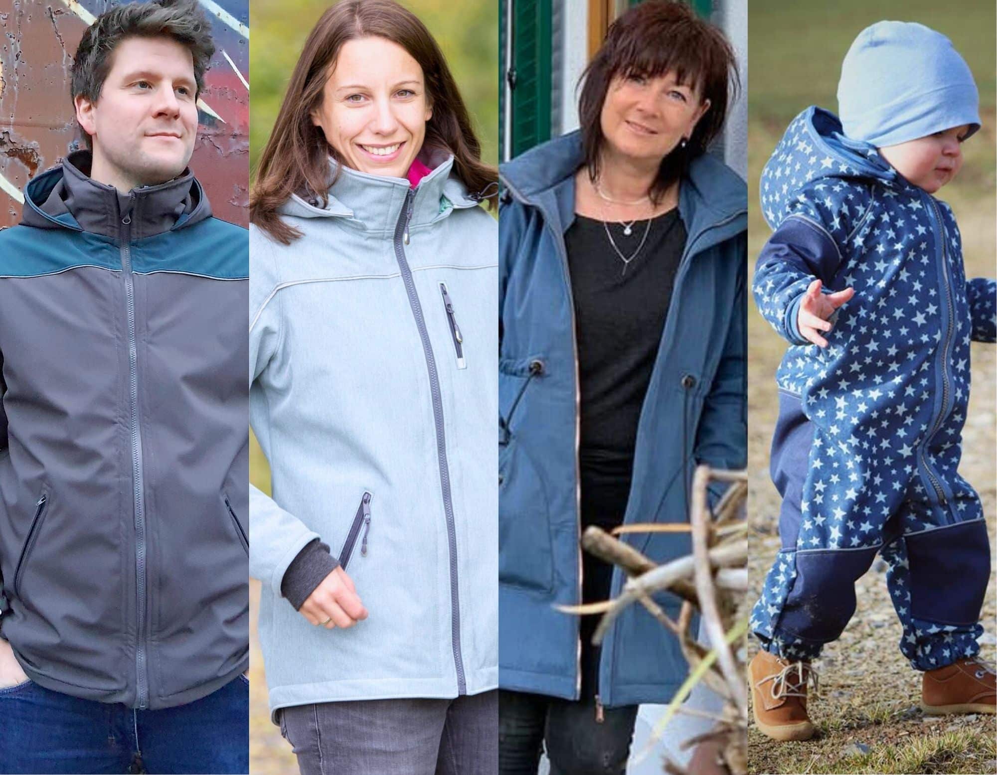 Softschell Schnittmuster Was nähe ich aus Softshell Schnittmuster für Softshelljacken Meine Herzenswelt