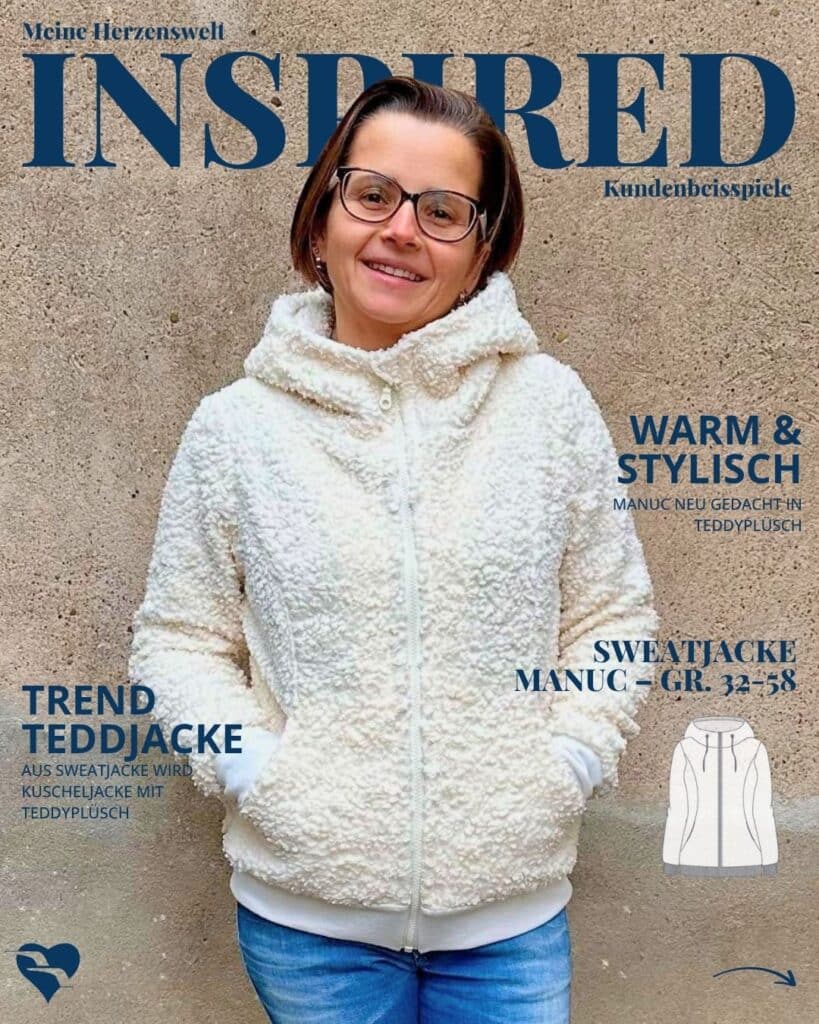 25 40 Kundenbeipsiel Manuc Teddyjacke Damen Constanze Perlberg Fräulein Nähfee