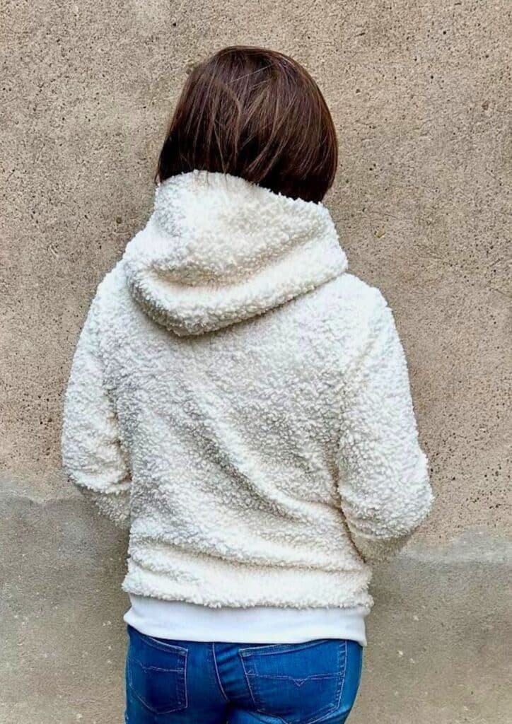 25 40 Teddyjacke nähen aus Sweatjacken Schnittmuster Meine Herzenswelt (2)