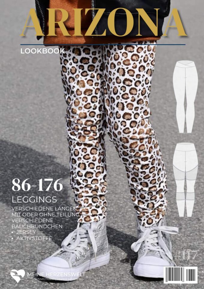 L117 Lookbook Arizona Schnittmuster Leggings Mädchen Kinder Nähen Meine Herzenswelt (2)