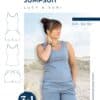 S070 Titelbild Lucy & Suri Jumpsuit Romper Top Shorts Schnittmuster Nähen Meine Herzenswelt
