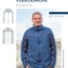 S084 Titelbild Pedro Fleecejacke Schnittmuster Teddyjacke Sweatjacke Herren Nähen Meine Herzenswelt