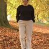 Outfit zum Nähen Kombi Schnittmuster Cordhose Riga Strickpullover Visby Meine Herzenswelt