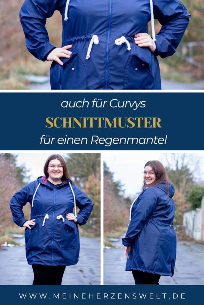 25 45 Regenjacke nähen Regenmantel nähen für Damen Schnittmuster Meine Herzenswelt meine Carry (12)