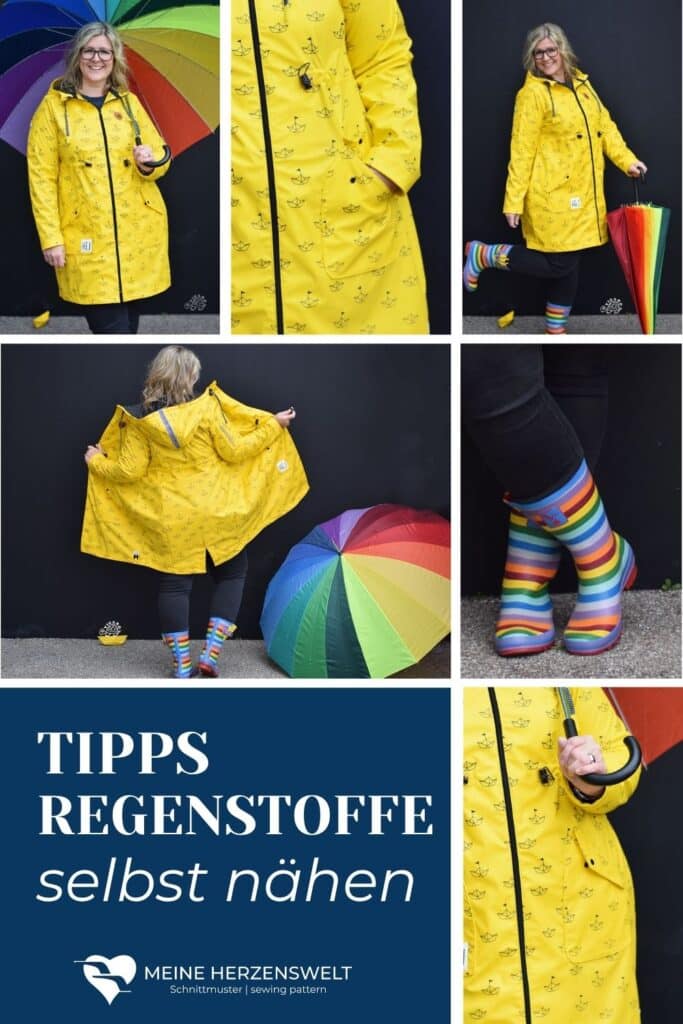25 45 Regenjacke nähen Regenmantel nähen für Damen Schnittmuster Meine Herzenswelt meine Carry (15)
