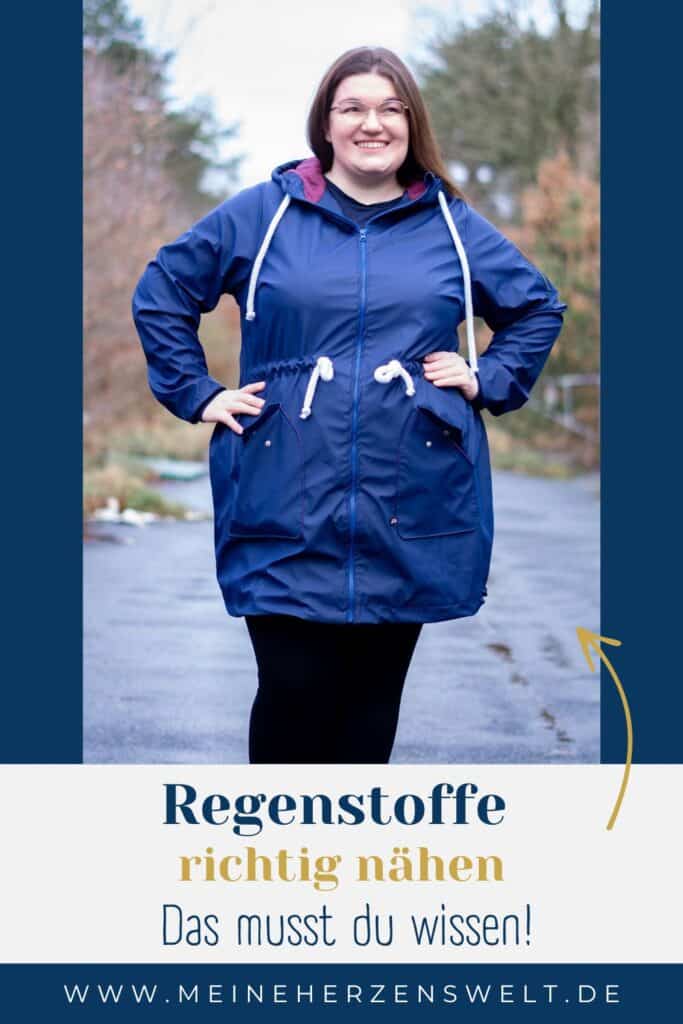25 45 Regenjacke nähen Regenmantel nähen für Damen Schnittmuster Meine Herzenswelt meine Carry (7)