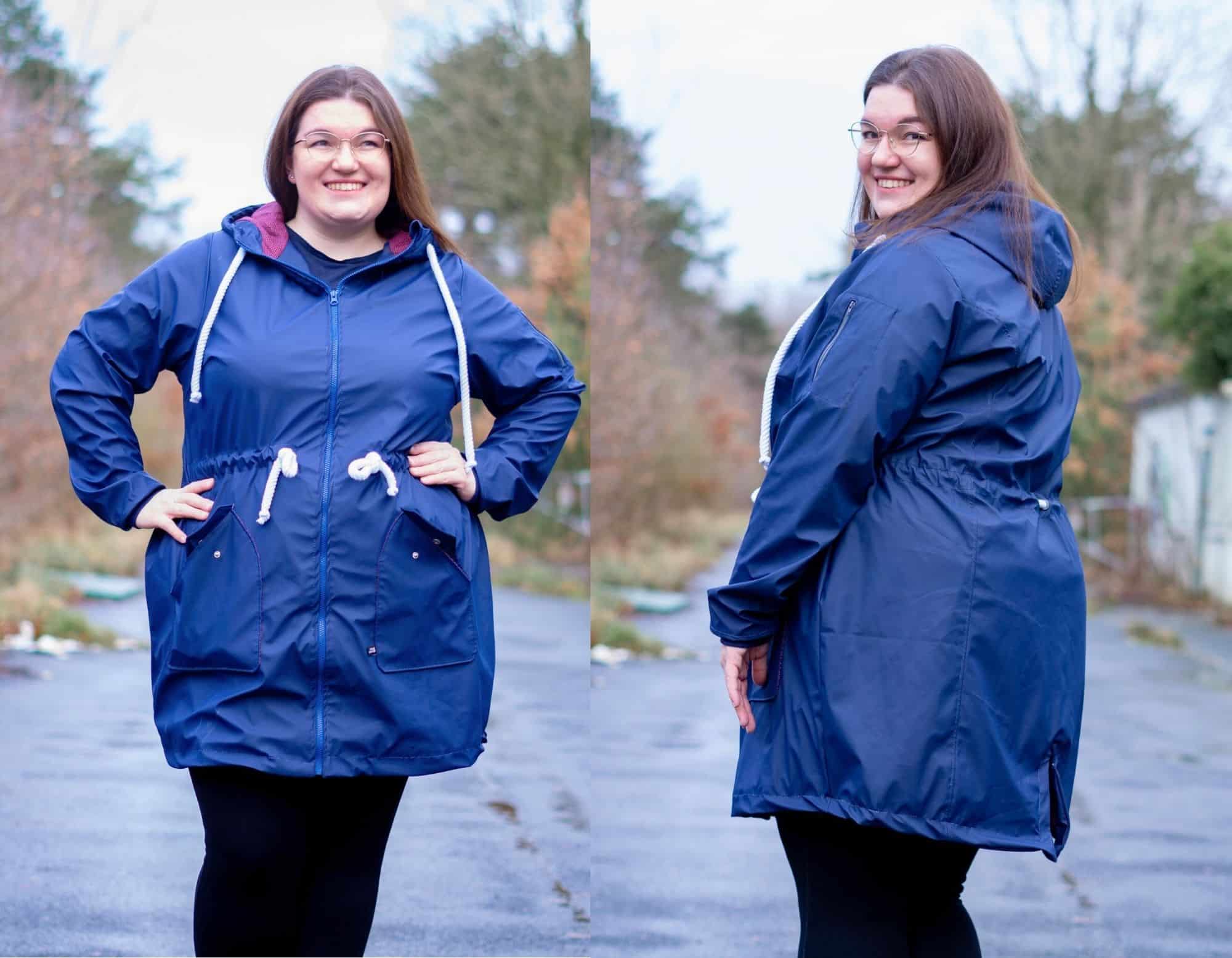 25 45 Regenjacke nähen für Damen Regenmantel nähen Tipps für Regenjackenstoffe