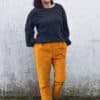 Outfit zum Nähen Kombi Schnittmuster Hose Riga Strickpullover Visby Meine Herzenswelt