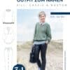K050 Titelbild Outfit zum Nähen Kombi Schnittmuster Hose Jill Pullover Boston Bluse Cassis - Ledderleggings nähen - Meine Herzenswelt