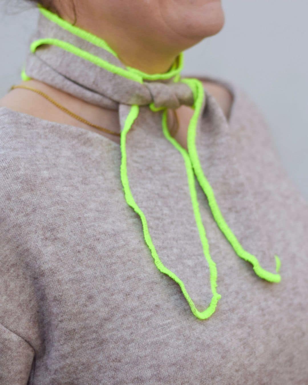 Miniscarf Nähen Minischal nähen aus Stoffresten Stoffreste verwerten Geschenk für Freundin Meine Herzenswelt