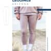S116 Strick Titelbild Arizona Leggings für Damen Strickleggings Yogaoutfit Homewear Schnittmuster Nähen Meine Herzenswelt