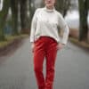 Outfit zum Nähen Kombi Schnittmuster Hose Riga Strickpullover Visby Meine Herzenswelt karolin trojak