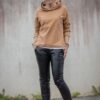 Outfit zum Nähen Kombi Schnittmuster Hose Jill Lederleggings Hoodie Montana Meine Herzenswelt - tanteemma