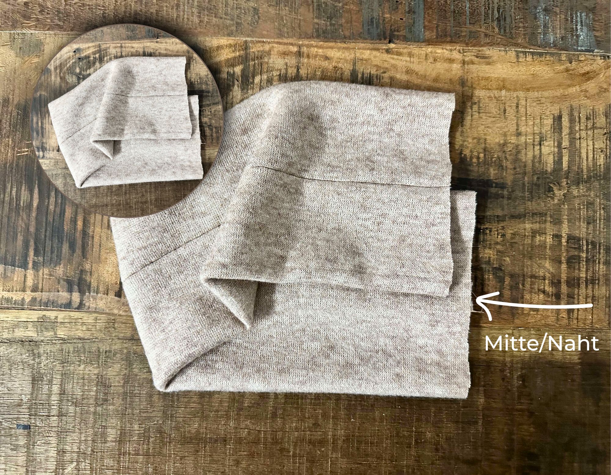 xxl stirnband mit twist naehen anleitung naehen mit strickstoffen stoffrest verwerten meine herzenswelt step (7)